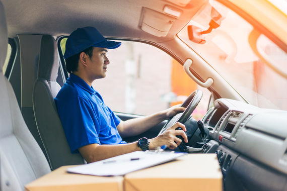 運転中のドライバー